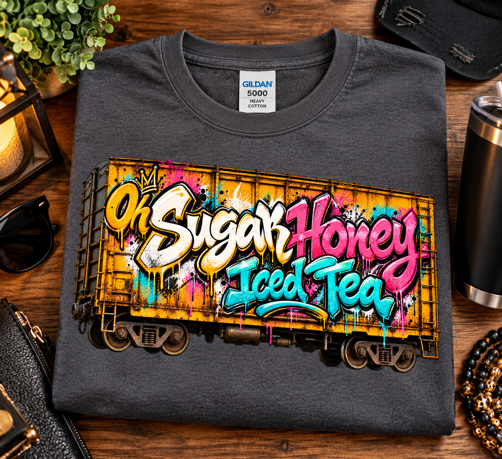 Oh Sugar Honey Iced Tea – Graffiti Graphic T-Shirt