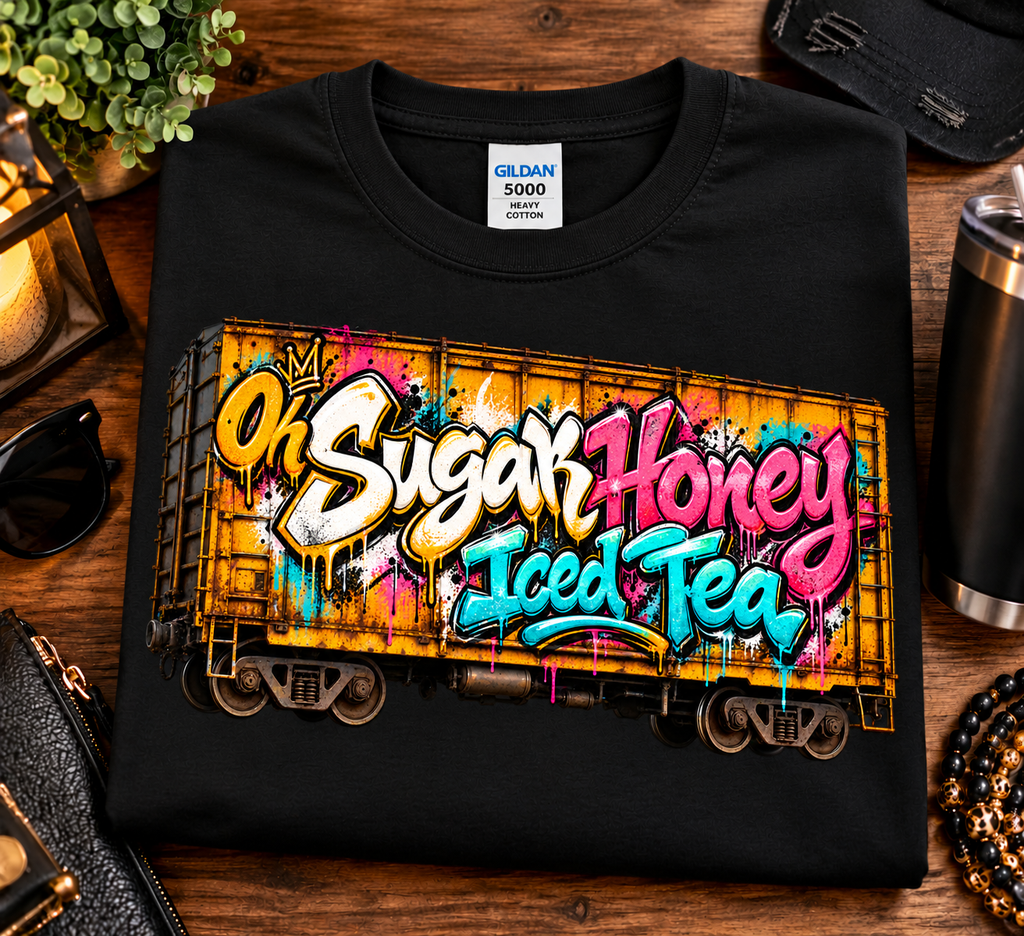 Oh Sugar Honey Iced Tea – Graffiti Graphic T-Shirt