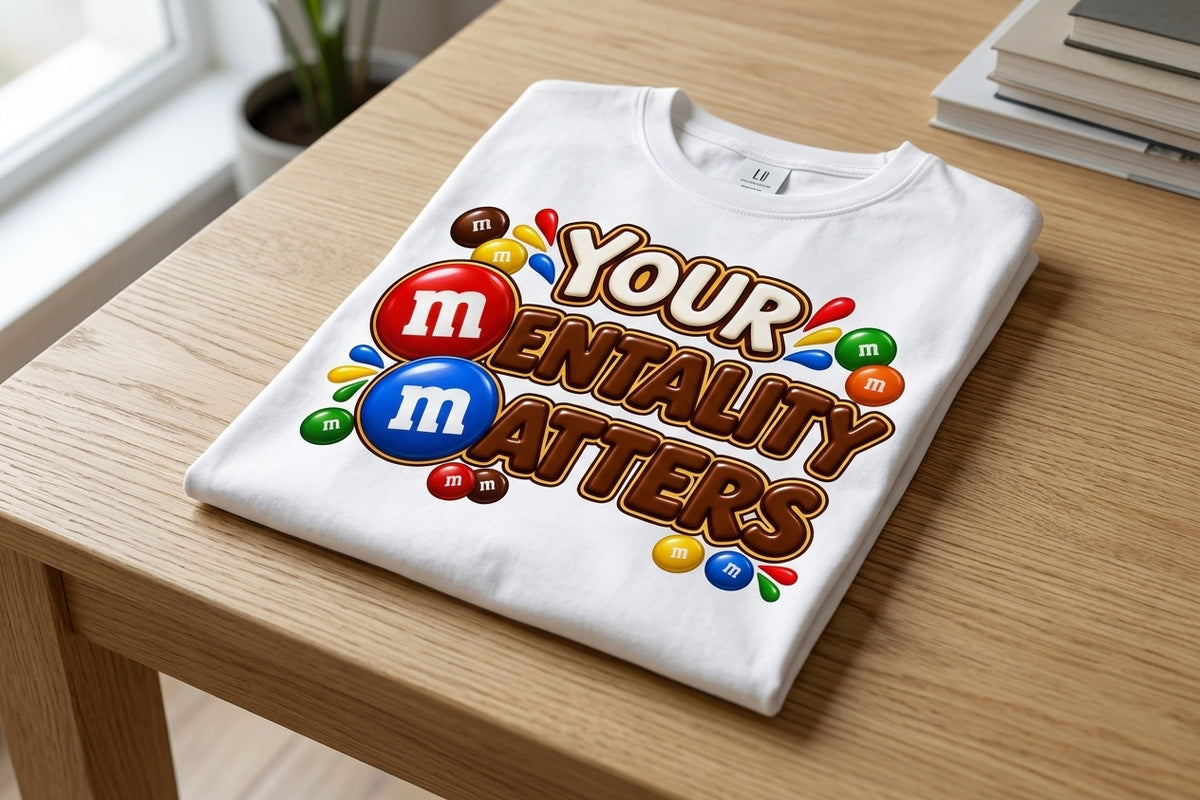 “Your Mentality Matters” Candy-Inspired Unisex T-Shirt